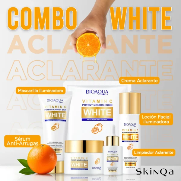 KIT ACLARANTE VITAMINA C WHITE